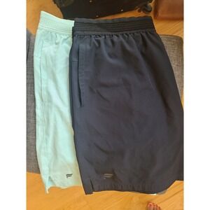 *BUNDLE* 2 PAIRS of Fabletics Men's The 7" Fundamental Short Blue Size L